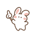 指さしうさぎさん 150x150